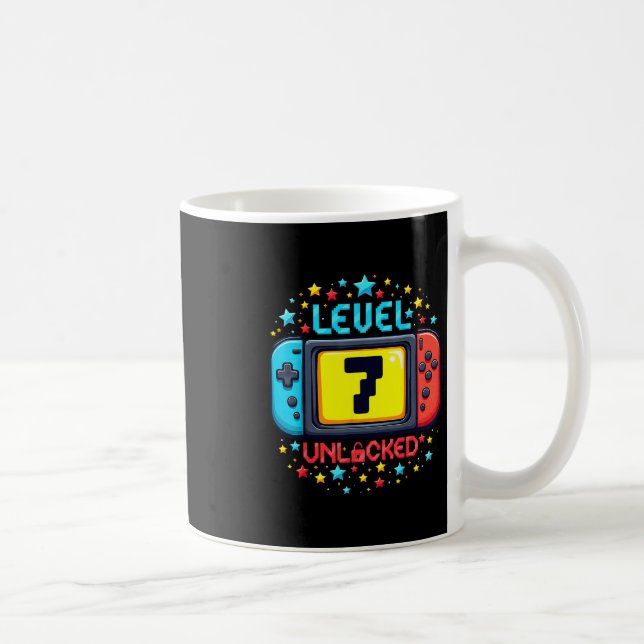 Zeit zum Levelaufstieg 7 freigeschaltet 7. Geburts Kaffeetasse (Rechts)