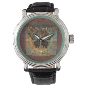 Zeit, zum schwarzen Schmetterling zu hören Armbanduhr
