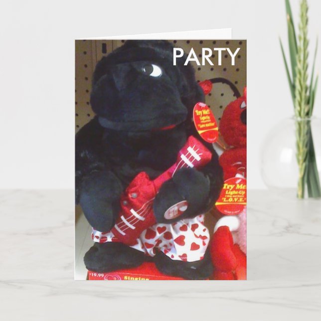 ZEIT ZUM SCHWIMMEN/ROCK UND ROLLINVITATION EINLADUNG (Vorderseite)