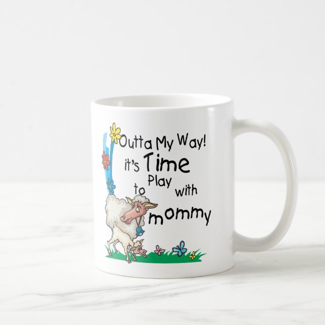 Zeit zum Spielen mit Mommy2 Kaffeetasse (Rechts)