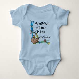 Zeit zum Spielen mit Mommy Baby Strampler
