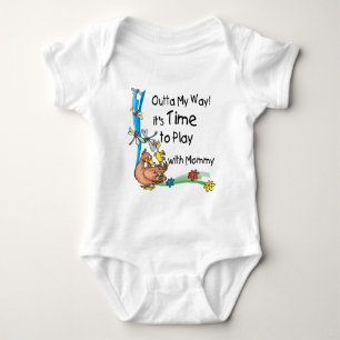 Zeit zum Spielen mit Mommy Baby Strampler