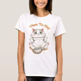 Zeit zum Spielen - Süßes Katzen-Design T-Shirt