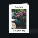 ZEIT ZUR FESTLEGUNG *DAUGHTER* AUF IHRER GEBURTSKA KARTE<br><div class="desc">ICH LIEBE IHNEN HEUTE UND JEDEN TAG-GARTEN EINSTELLUNG FÜR "DEIN TOCHTER'S SPECIAL DAY-HER GEBURTSTAG" WIRD ES ALLES ZU IHREM LIEBTEN ZU SEIN SICHER! VIELEN DANK,  DASS SIE VON EINER MEINER ACHT GESCHÄFTE GESCHAFFEN HABEN.</div>