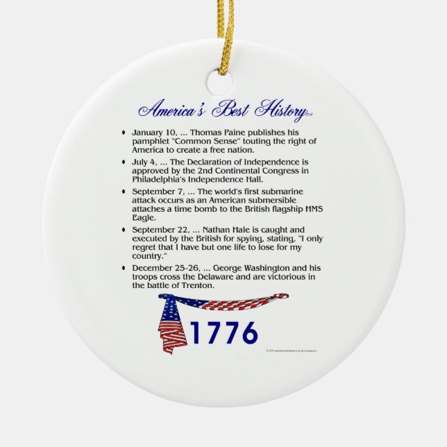 Zeitachse 1776 keramikornament (Vorne)