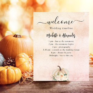 Zeitachse für das Programm "Pumpkin Creme Blush Ho Flyer