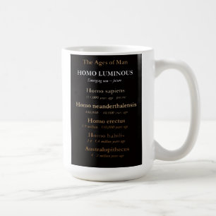 Zeitalter des Menschen Becher 11 Oz oder 15 Oz Kaffeetasse