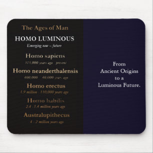 Zeitalter des Menschen-Mauspad Mousepad