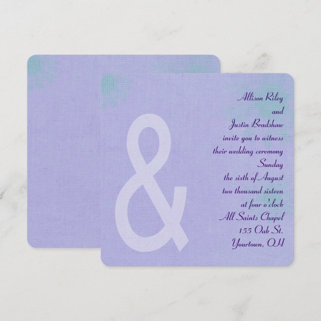 Zeitarbeiter Einladung (Vorne/Hinten)