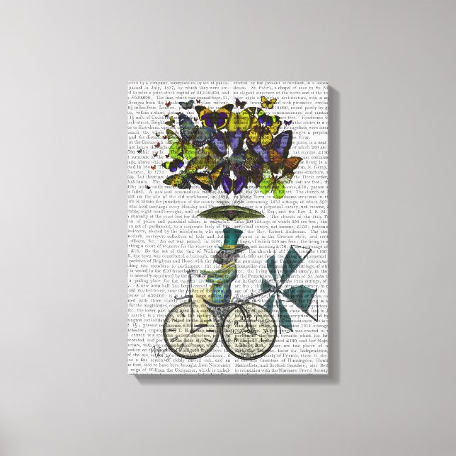 Zeitfliegen-Rabbit Leinwanddruck (Vorderseite)