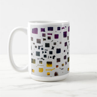 Zeitgemäße Lila Gold-Tasse Kaffeetasse
