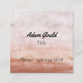 Zeitgemäße Visitenkarte für den Aquarellplatz