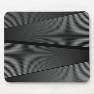 zeitgenössisch abstraktes Metallgrau Mousepad