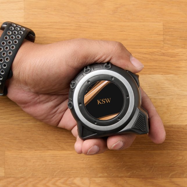 Zeitgenössisch Beruflicher Handyman Cool Black Maßband (Zuhause)