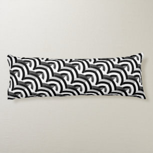 zeitgenössisch elegante Chevrons Seitenschläferkissen