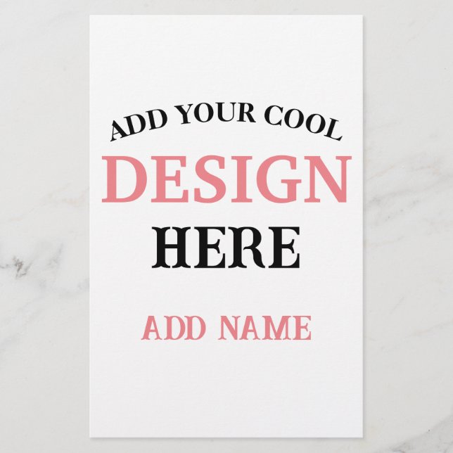 Zeitgenössisch, minimalistisch, einfach und berufl briefpapier (Vorderseite)