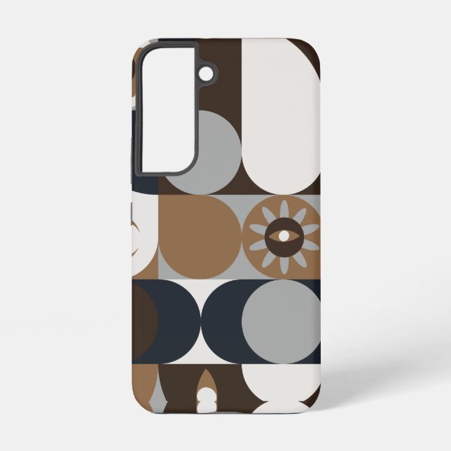 Zeitgenössisch Rustikal Boho Samsung Galaxy Hülle (Rückseite)
