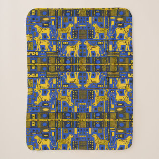 Zeitgenössische afrikanische Leoparden Sherpadecke