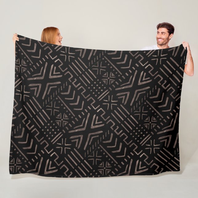 Zeitgenössische afrikanische Schmuckbekleidung Fleecedecke (Beispiel)