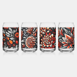 Zeitgenössische Blume Art Dosenglas