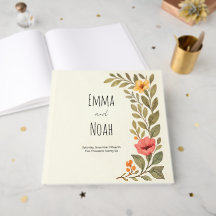 Zeitgenössische botanische Floral-Hochzeit