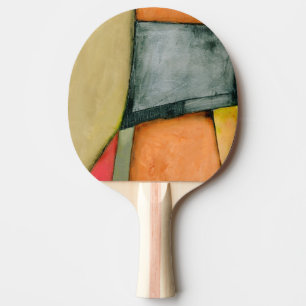 Zeitgenössische bunte geometrische Formen Tischtennis Schläger