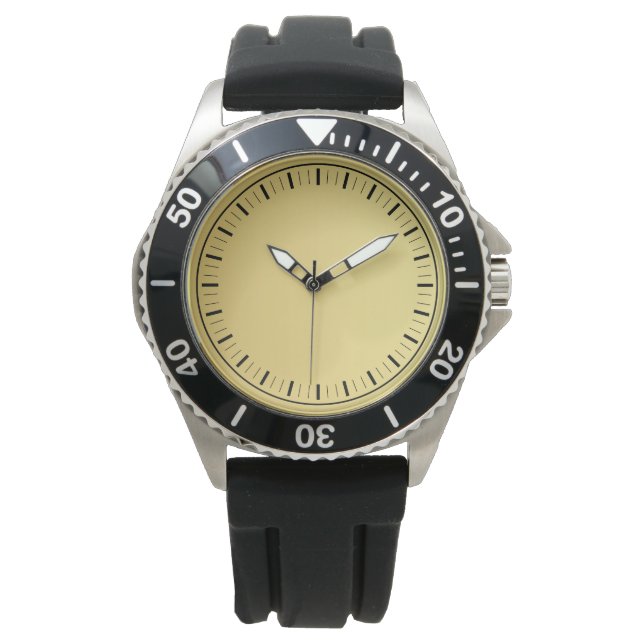 Zeitgenössische Elegant Black Men Armbanduhr (Vorderseite)