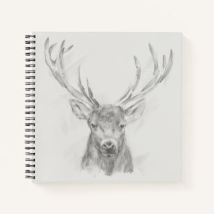 Zeitgenössische Elk Sketch Notizbuch