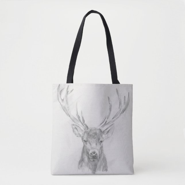 Zeitgenössische Elk Sketch Tasche (Vorderseite)
