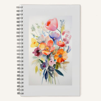 Zeitgenössische florale Wanddekoration Kunst # 1 Notizbuch
