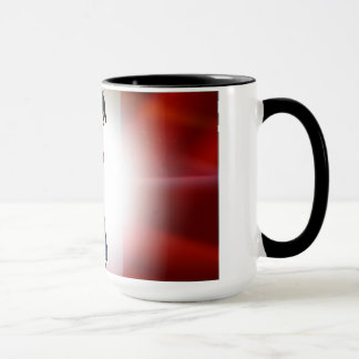 Zeitgenössische französische Flaggen- u. Tasse
