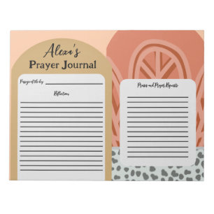 Zeitgenössische Frauen Christliches Prayer Journal Notizblock