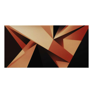 Zeitgenössische Geometrie Moderne Abstraktion Poster