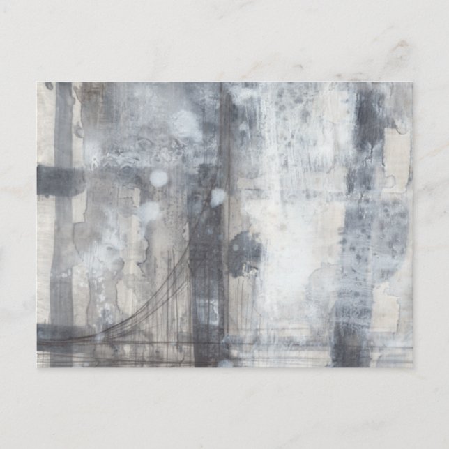 Zeitgenössische graue Malerei Postkarte (Vorderseite)