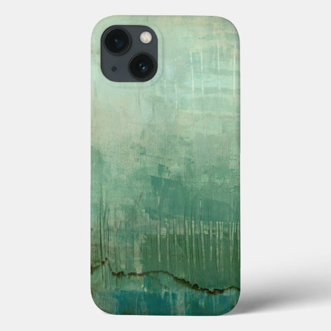 Zeitgenössische grüne Farbe Case-Mate iPhone Hülle (Rückseite)