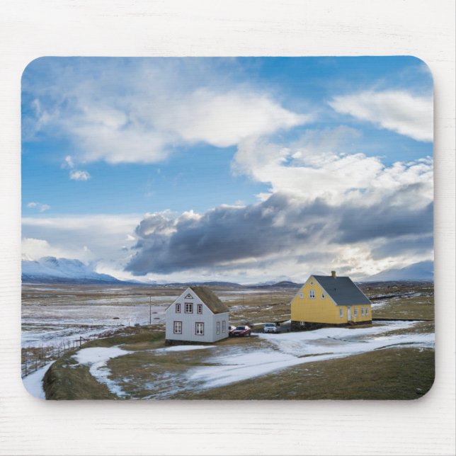 Zeitgenössische Häuser Mousepad (Vorne)