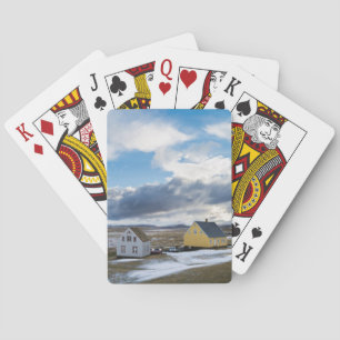 Zeitgenössische Häuser Spielkarten
