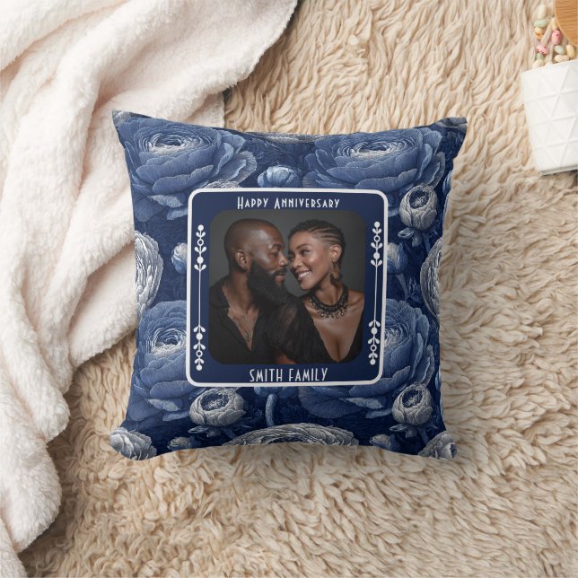 Zeitgenössische Hochzeit 1. Jubiläumswoche Kissen (Decke)
