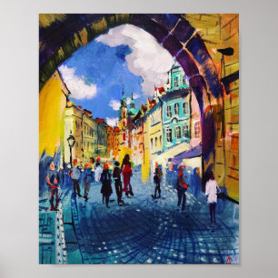 Zeitgenössische Kunst , Malerei , Prag Poster
