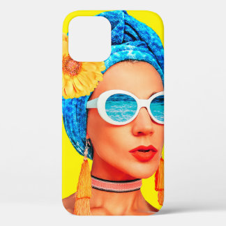 Zeitgenössische Kunstsammlung. Urlaubsmode Mädchen Case-Mate iPhone Hülle