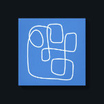 Zeitgenössische Minimalistische Linien Kunst Zeich Leinwanddruck<br><div class="desc">Zeitgenössische Minimalistische Linienkunst Gezeichnet in Blue Canvas Print</div>