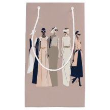 Zeitgenössische Mode Illustration Swag Bag