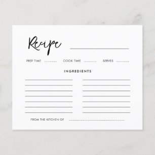 Zeitgenössische moderne Brautparty-Rezeptur