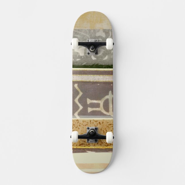 Zeitgenössische Mustermalerei Skateboard (Vorderseite)