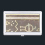 Zeitgenössische Mustermalerei Visitenkarten Etui<br><div class="desc">Ein zeitgenössisches Stammes-Gemälde,  das den Beton mit dem abstrakten vermischt. Mehrere Panels legen Farbe nebeneinander,  was eine komplexe Geschichte erzählt. Das wäre ein tolles Geschenk für einen geliebten!</div>