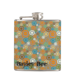 Zeitgenössische Schädel Flachmann