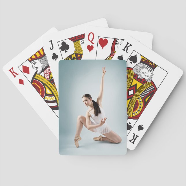 Zeitgenössische Spielkarten des Balletttänzers (Rückseite)