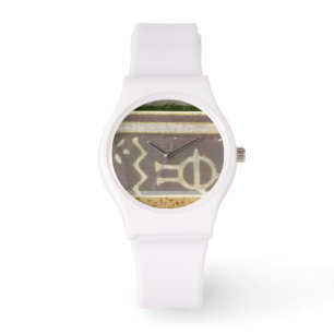 Zeitgenössische Stammes- Muster-Malerei Armbanduhr
