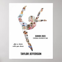 Zeitgenössische Tanz-Foto-Collage Geschenk für Sen