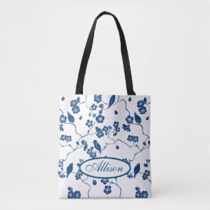 Zeitgenössische Toilvögel & Florals Tasche